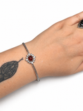 Fanta Garnet Armband - S925
