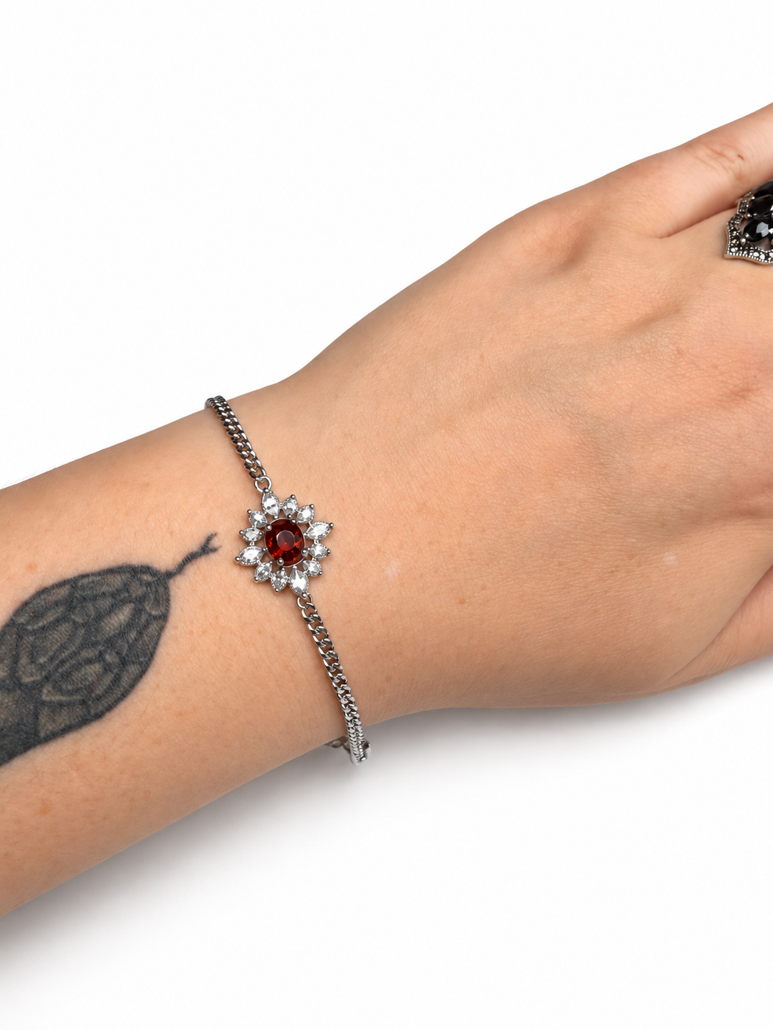 Fanta Garnet Armband - S925