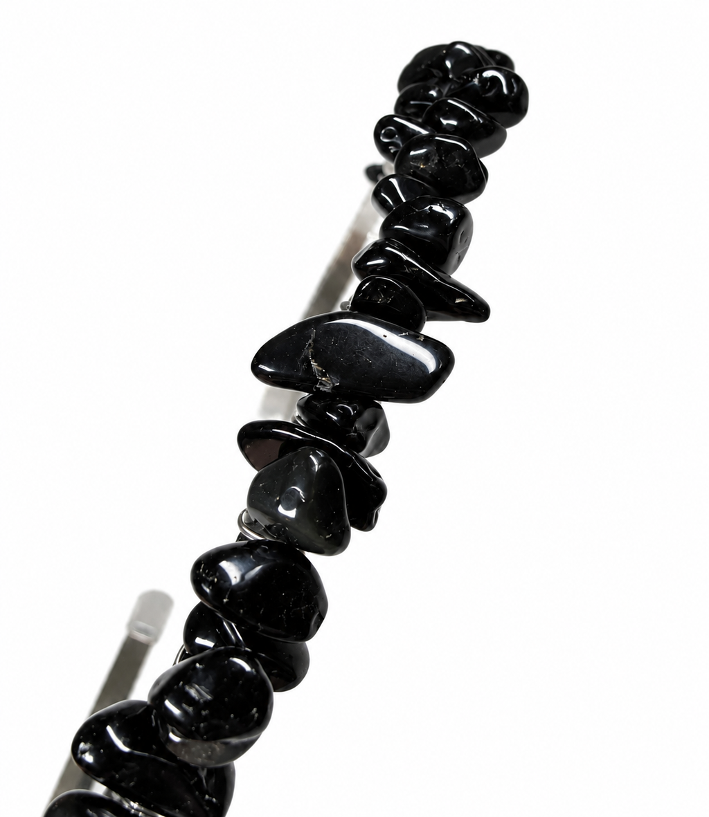 Edelsteen Haarband - Regenboog Obsidiaan